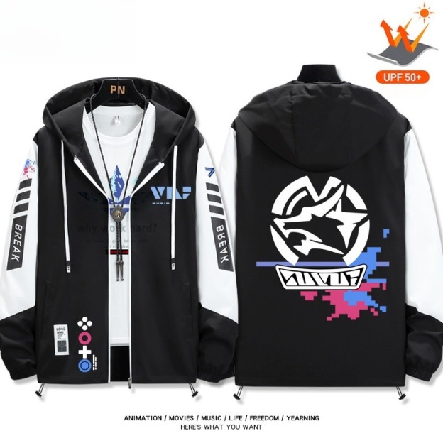 星穹鐵道銀狼 輕薄透氣防曬衣外套