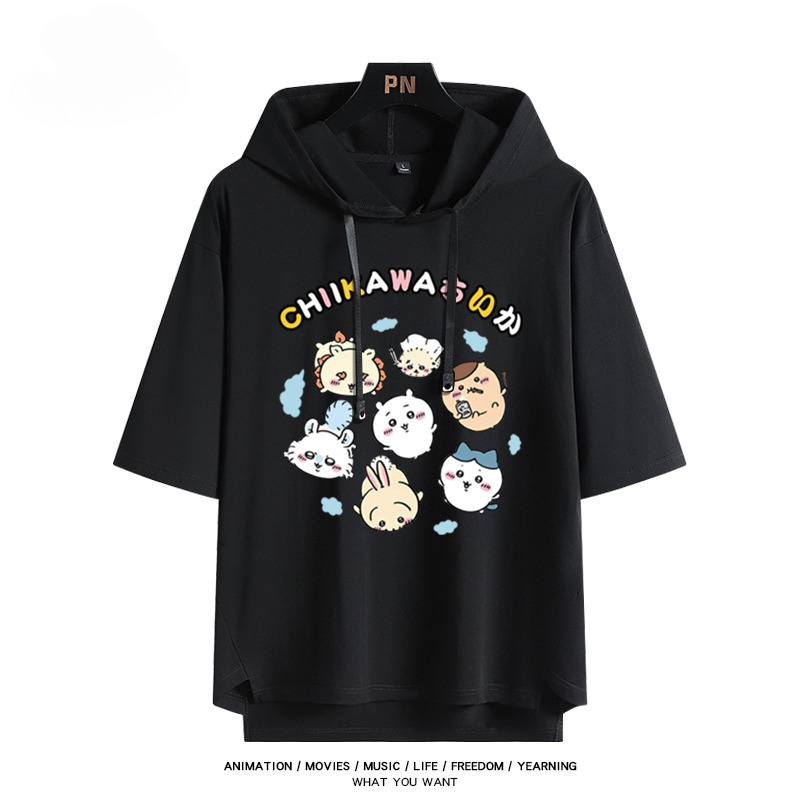 chiikawa 連帽短袖T恤