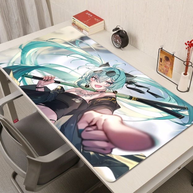 初音未來 主題桌墊 布質滑鼠墊-GOODTOYSTUDIO