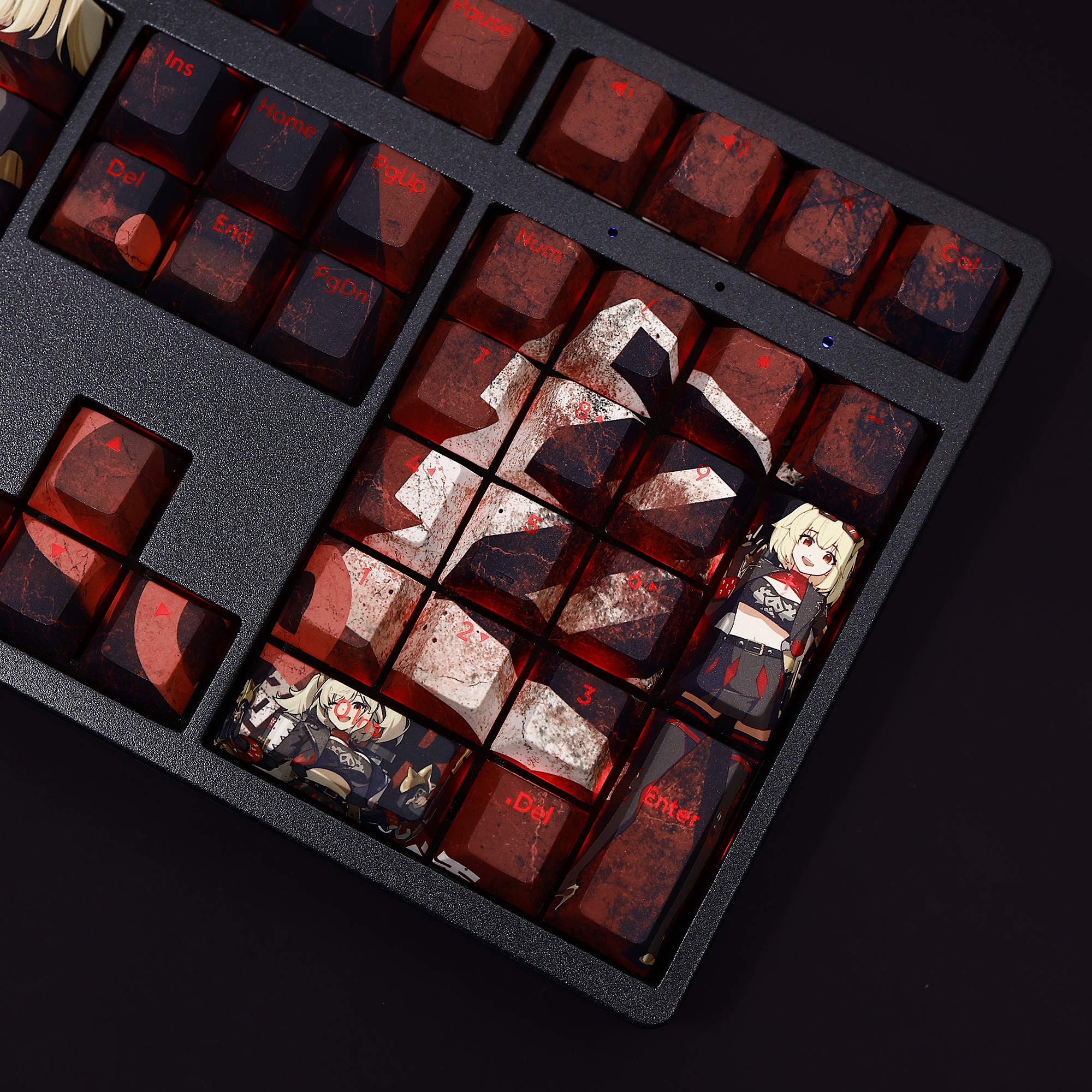 絕區零柏妮思懷特透光RGB108鍵標準配列衛星軸鍵帽