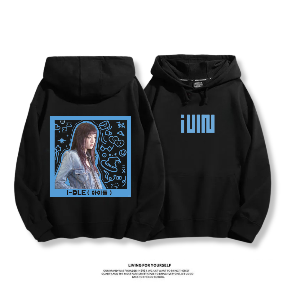 (G)I-DLE 2025秋冬新款 親子情侶男女連帽衛衣