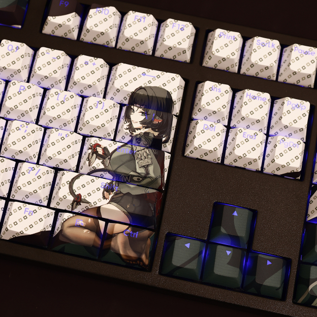 絕區零簡杜透光RGB108鍵標準配列衛星軸鍵帽