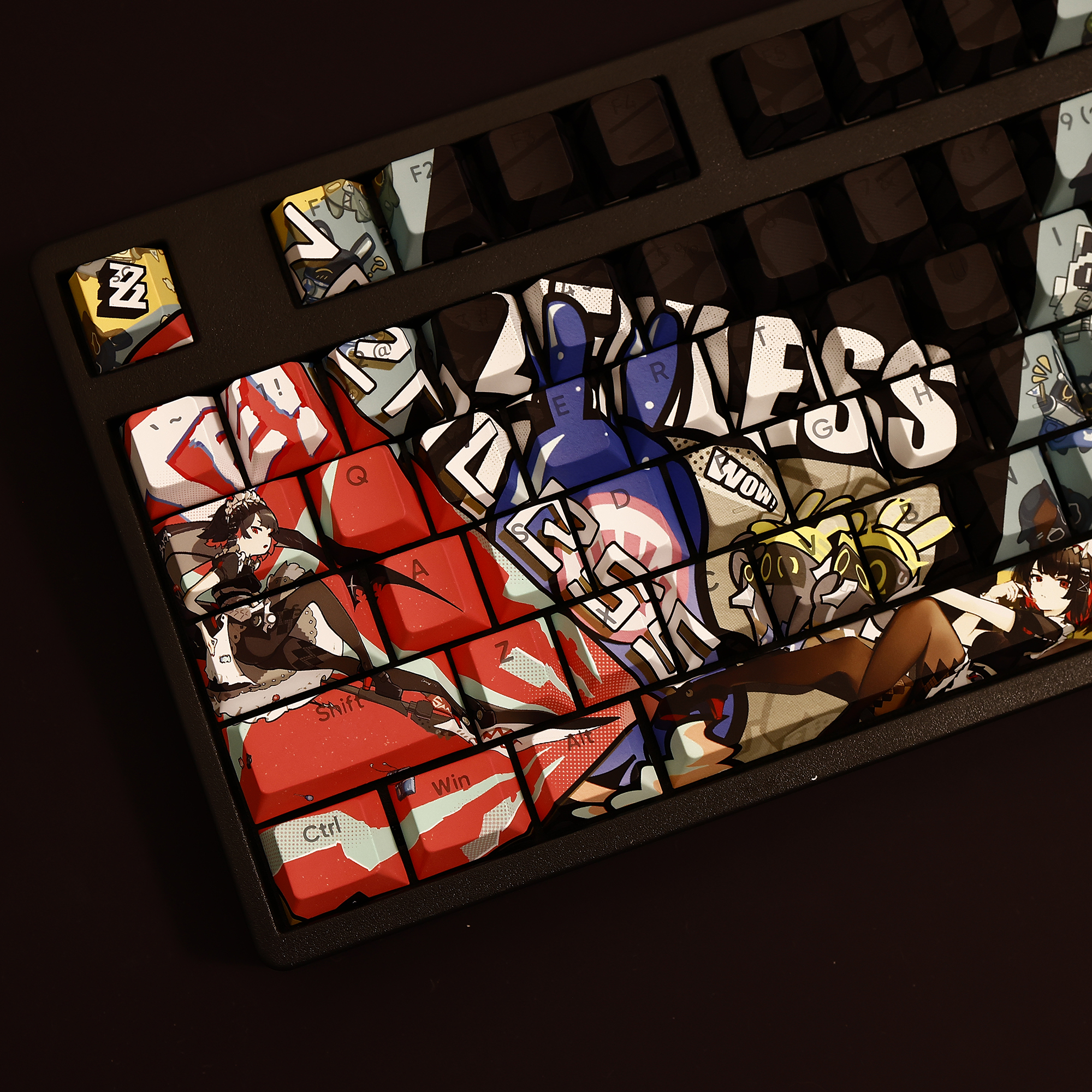 絕區零艾蓮喬透光RGB108鍵標準配列衛星軸鍵帽-GOODTOYSTUDIO