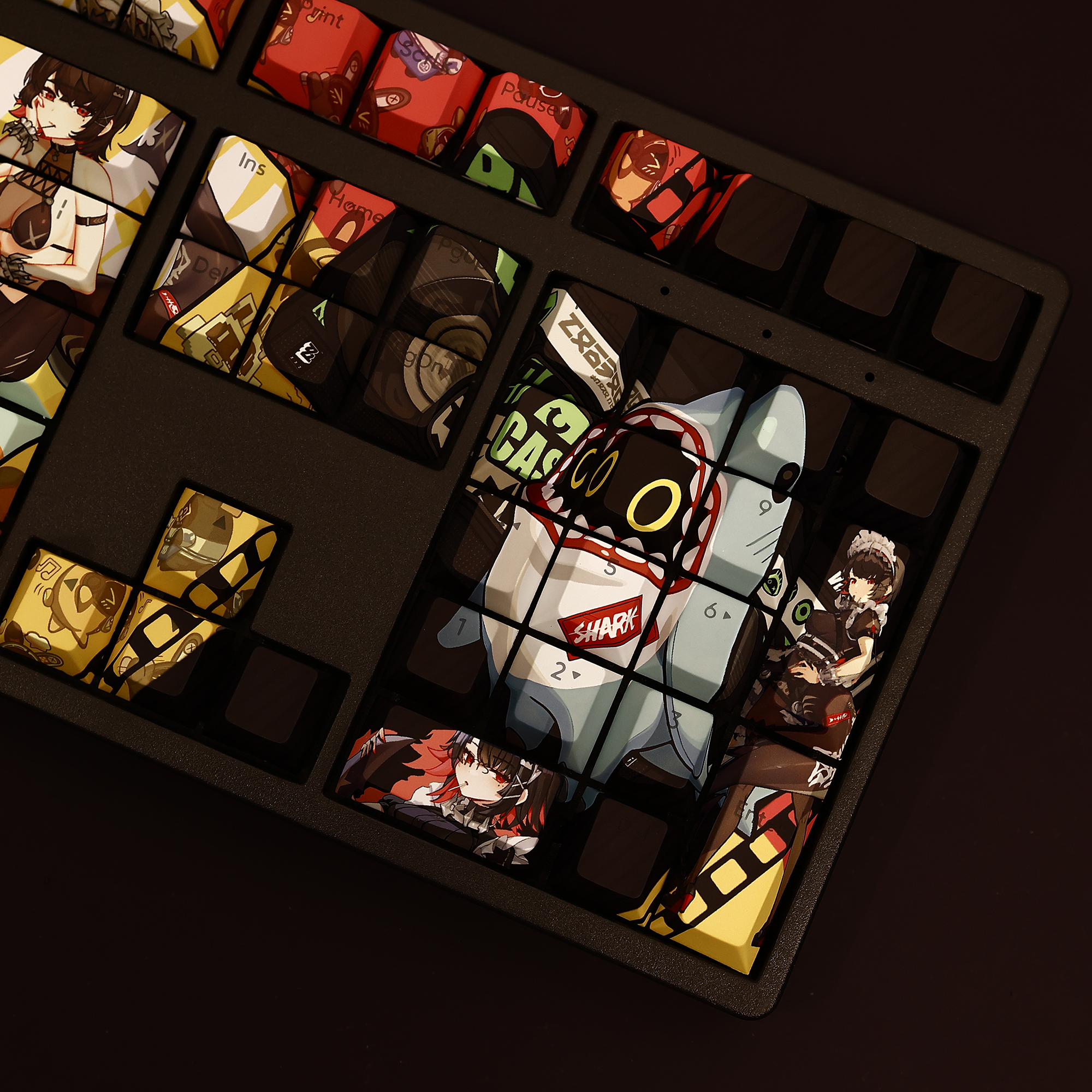 絕區零艾蓮喬透光RGB108鍵標準配列衛星軸鍵帽