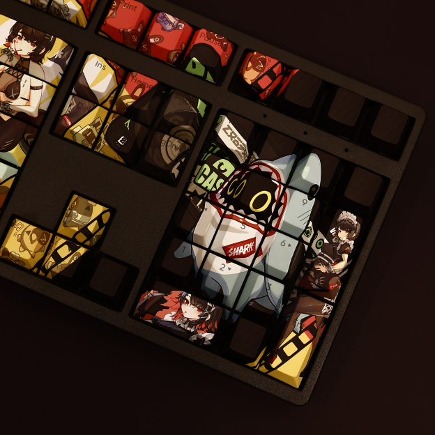 絕區零艾蓮喬透光RGB108鍵標準配列衛星軸鍵帽