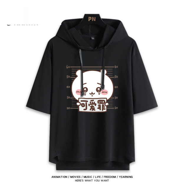 Chiikawa 忘本 連帽短袖T恤