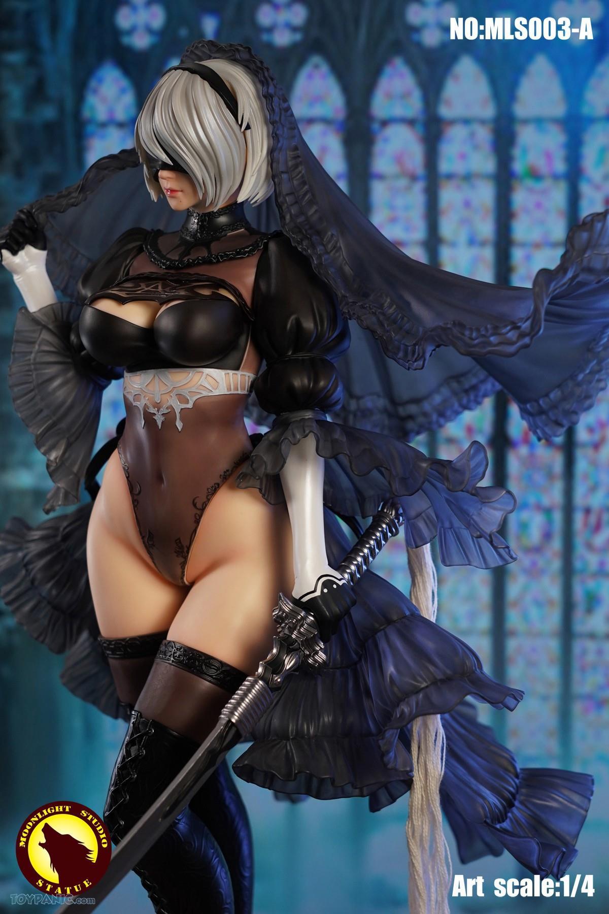 月光工作室 尼爾：自動人形 2B 婚紗雕像