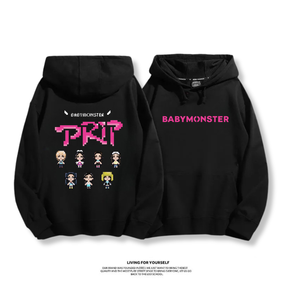 BLACKPINK 2025秋冬新款 親子情侶男女連帽衛衣