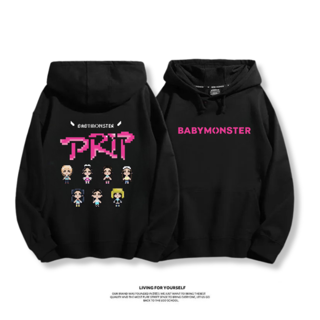 BLACKPINK 2025秋冬新款 親子情侶男女連帽衛衣