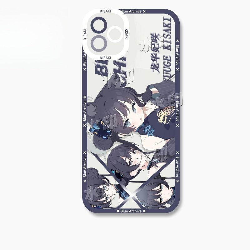 蔚藍檔案龍華妃咲 天使眼透明防摔軟殼