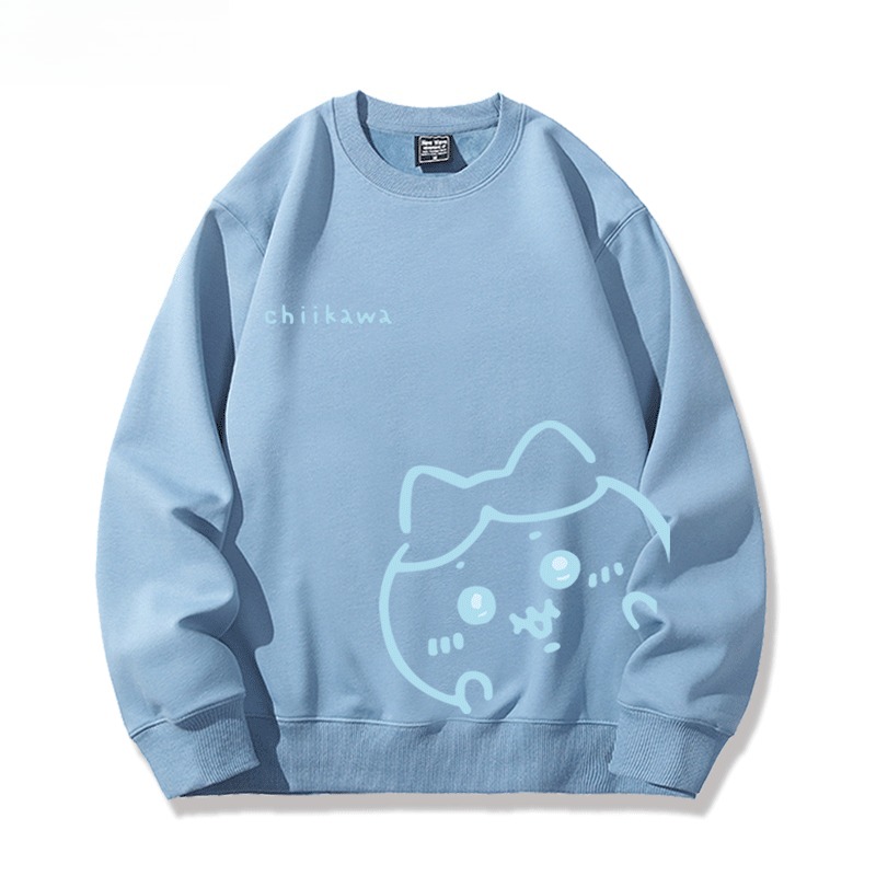 Chiikawa 聯名親子情侶裝 圓領長袖