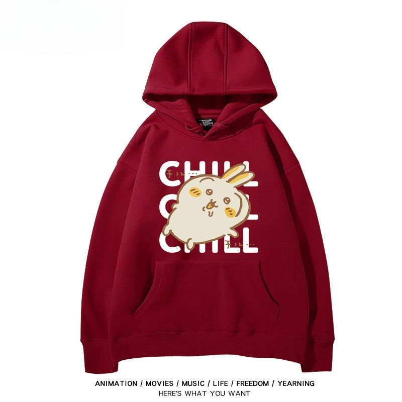 Chiikawa 親子情侶男女連帽衛衣