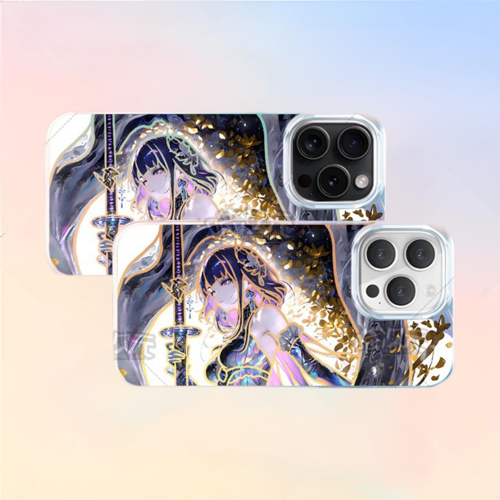 原神極光金漸變防摔手機殼