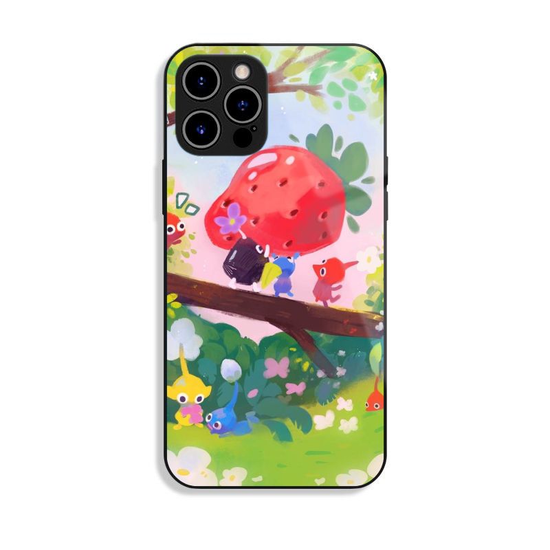 皮克敏 PIKMIN 高清鋼化玻璃手機殼