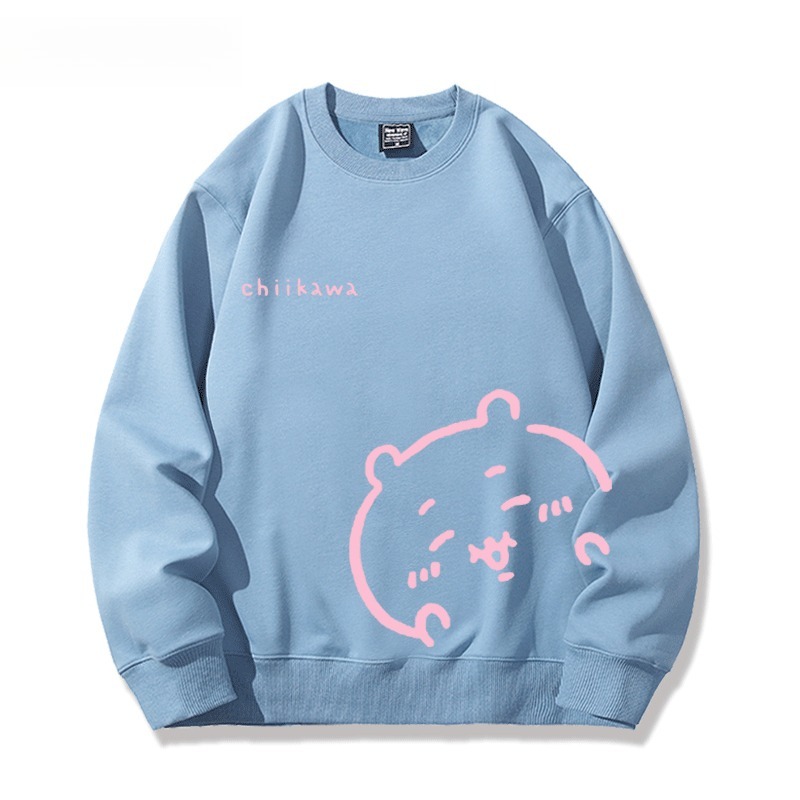 Chiikawa 聯名親子情侶裝 圓領長袖