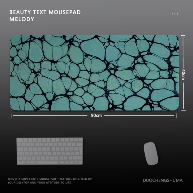 日落風景電競超大遊戲加厚防滑鼠標墊