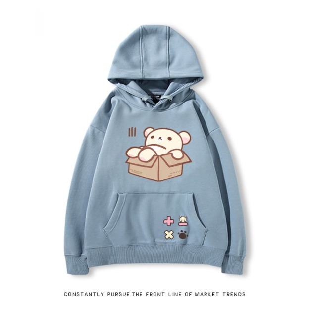 拉拉熊 秋冬新款 親子情侶裝連帽衛衣