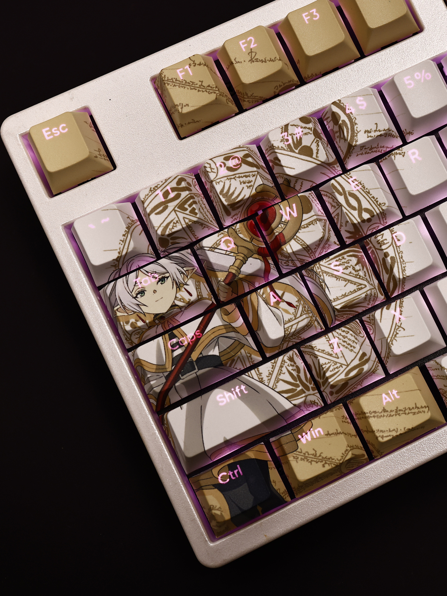 葬送的芙莉蓮透光RGB108鍵標準配列衛星軸鍵帽-GOODTOYSTUDIO