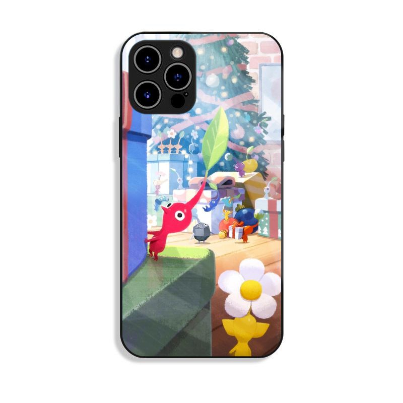 皮克敏 PIKMIN 高清鋼化玻璃手機殼
