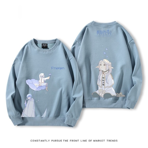 葬送的芙莉蓮 秋冬新款 親子情侶裝圓領長袖