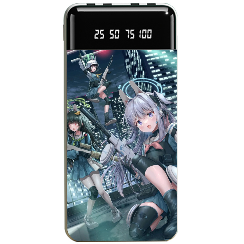 蔚藍檔案大容量便攜式快充行動電源-GOODTOYSTUDIO