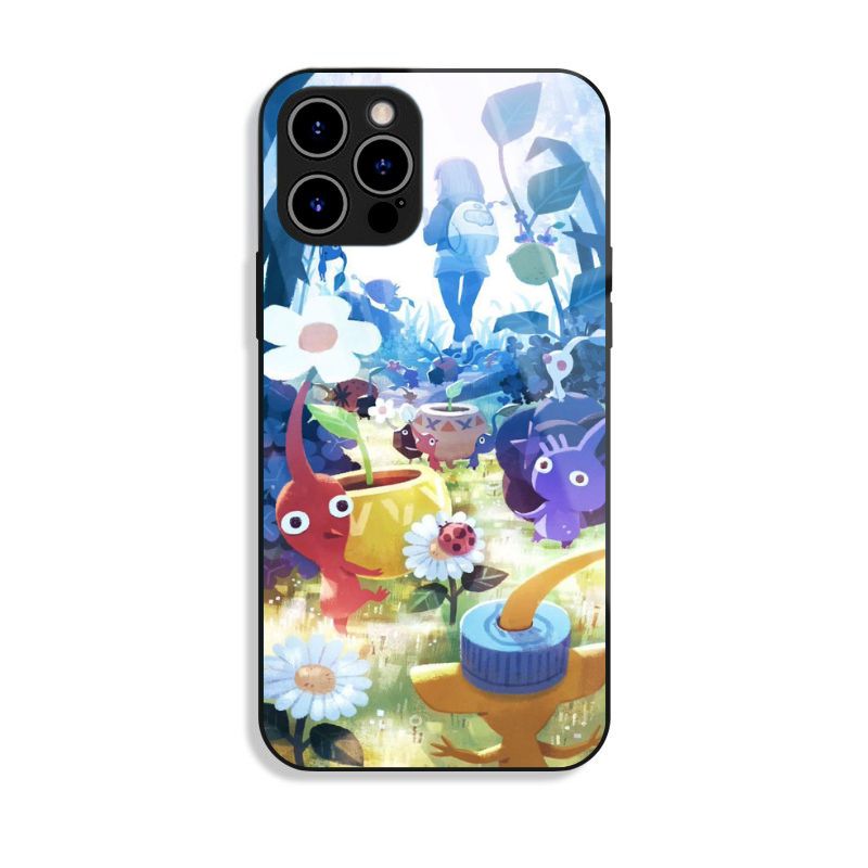 皮克敏 PIKMIN 高清鋼化玻璃手機殼