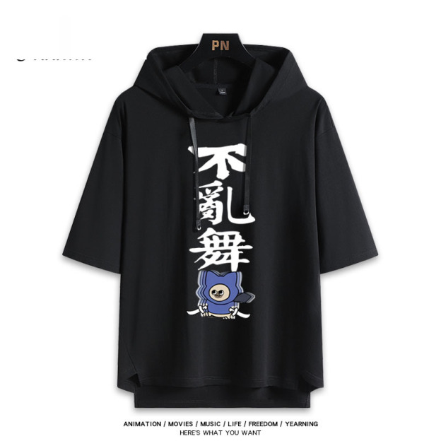 魔物獵人 艾露貓 連帽短袖T恤-GOODTOYSTUDIO