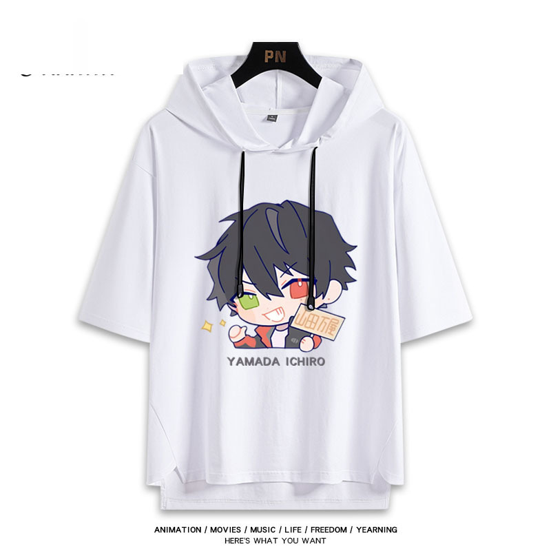 催眠麥克風 連帽短袖T恤-GOODTOYSTUDIO