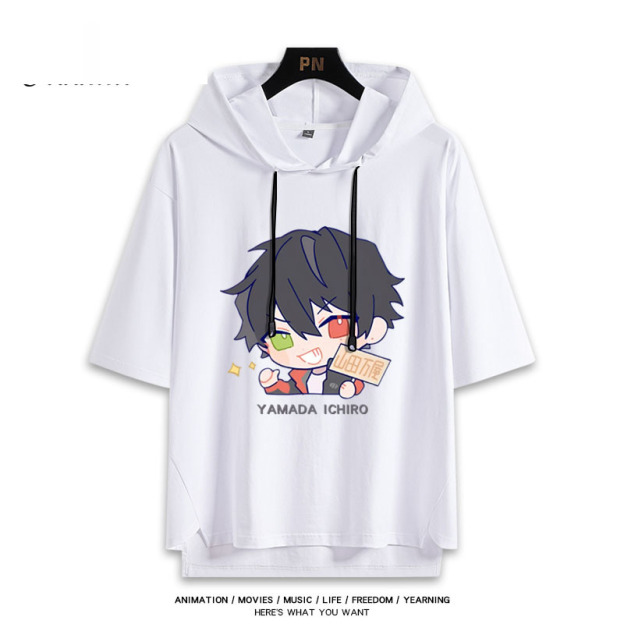 催眠麥克風 連帽短袖T恤-GOODTOYSTUDIO