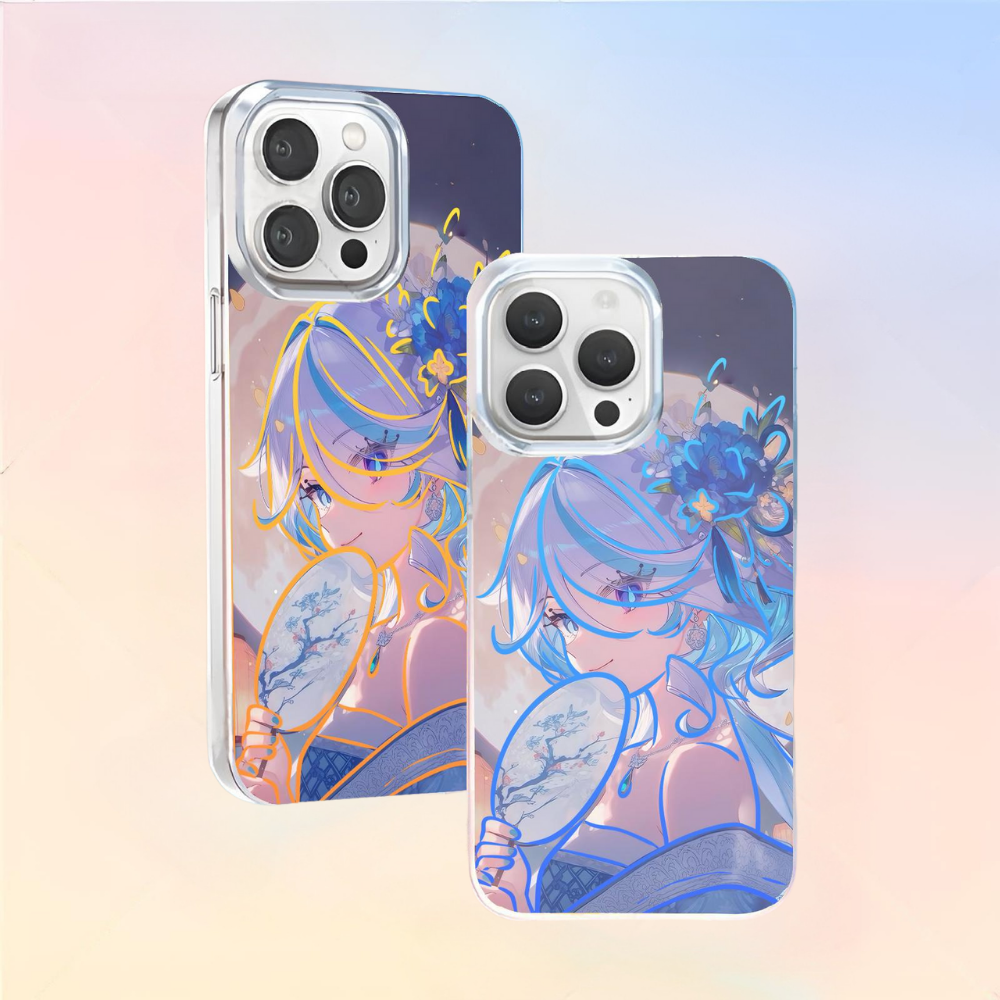 原神極光金漸變防摔手機殼