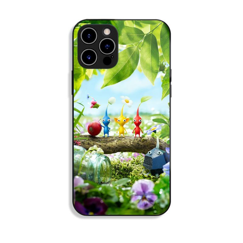 皮克敏 PIKMIN 高清鋼化玻璃手機殼