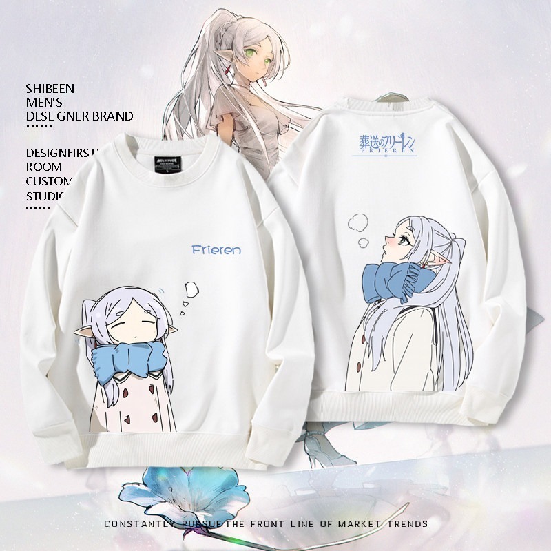 葬送的芙莉蓮 秋冬新款 親子情侶裝圓領長袖