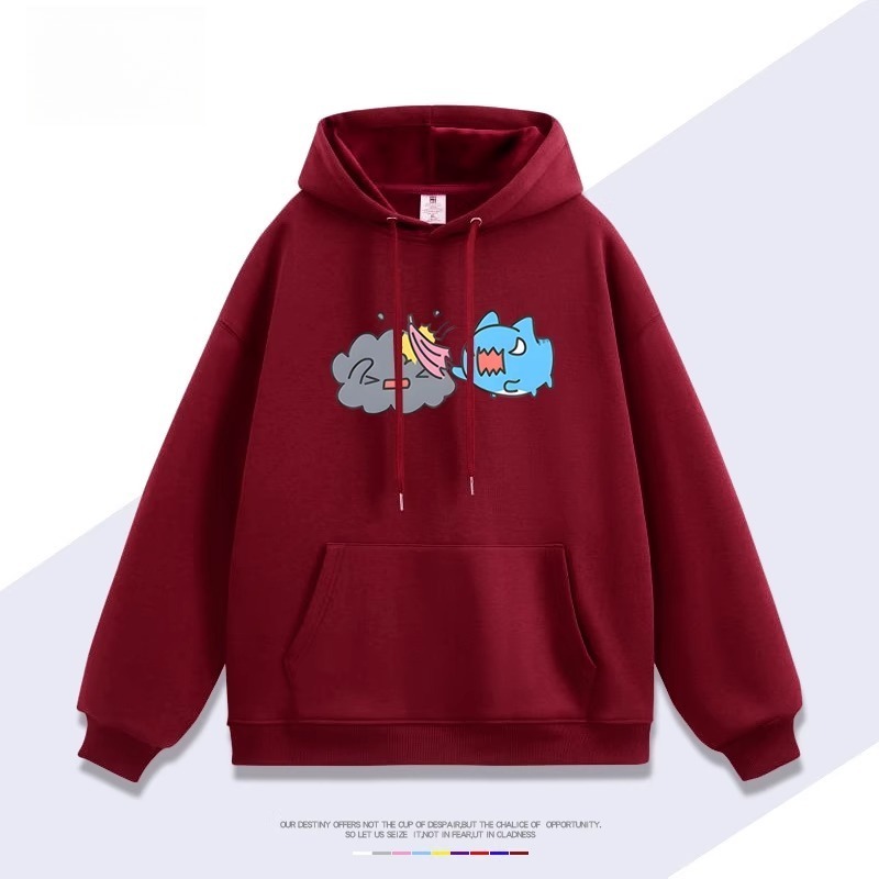 貓貓蟲咖波 2025秋冬新款親子情侶裝連帽衛衣