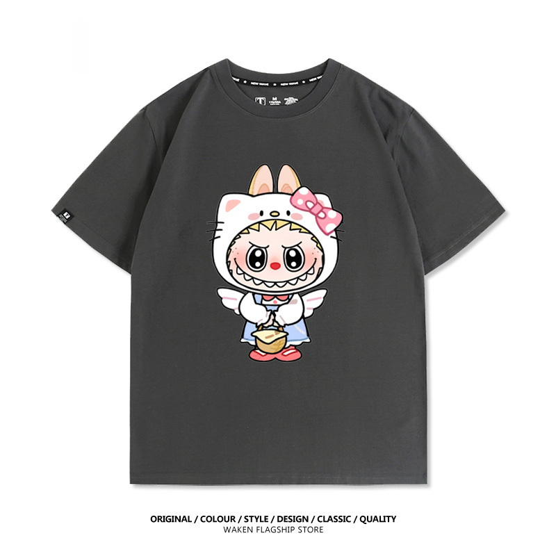 LabubuX三麗鷗 印花T恤-GOODTOYSTUDIO