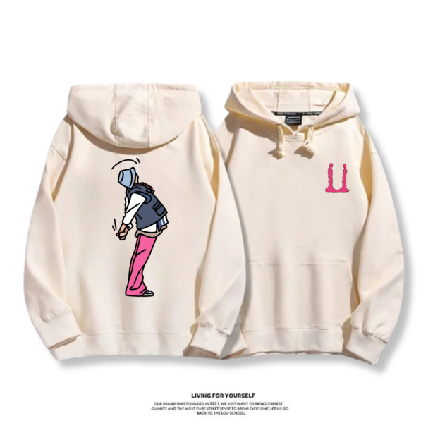 GD權志龍 2025秋冬新款 親子情侶男女連帽衛衣