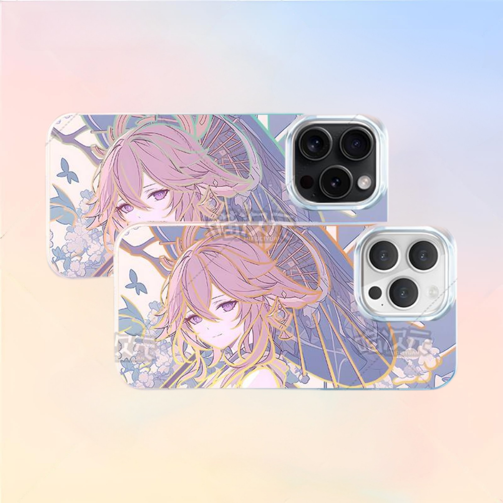 原神極光金漸變防摔手機殼