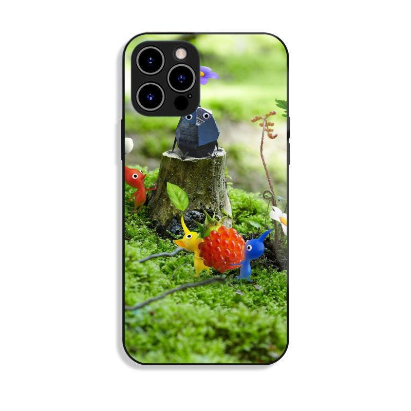 皮克敏 PIKMIN 高清鋼化玻璃手機殼