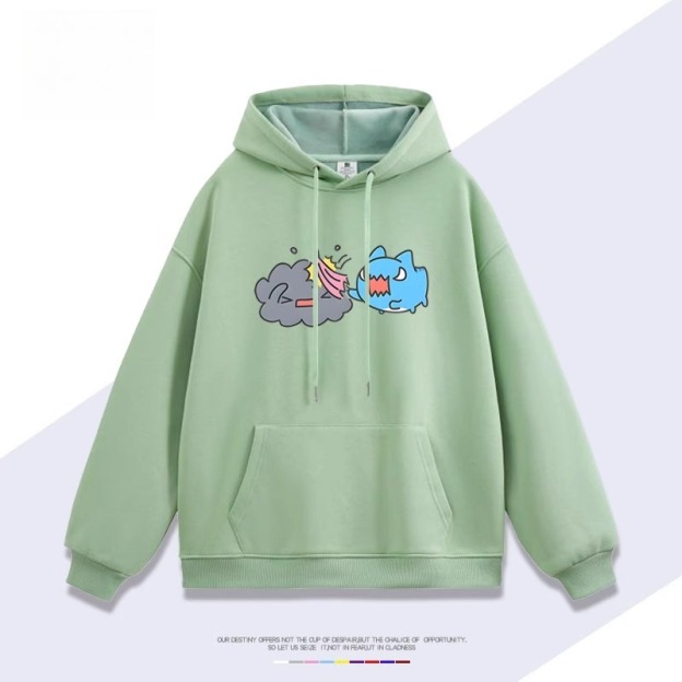 貓貓蟲咖波 2025秋冬新款親子情侶裝連帽衛衣