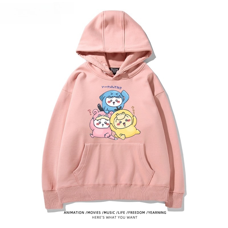 chiikawa X 寶可夢系列 聯名衛衣2025秋冬新款 親子情侶裝連帽衛衣