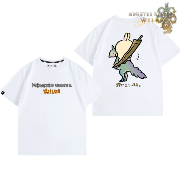 《魔物獵人荒野》第3彈 印花短袖T恤-GOODTOYSTUDIO