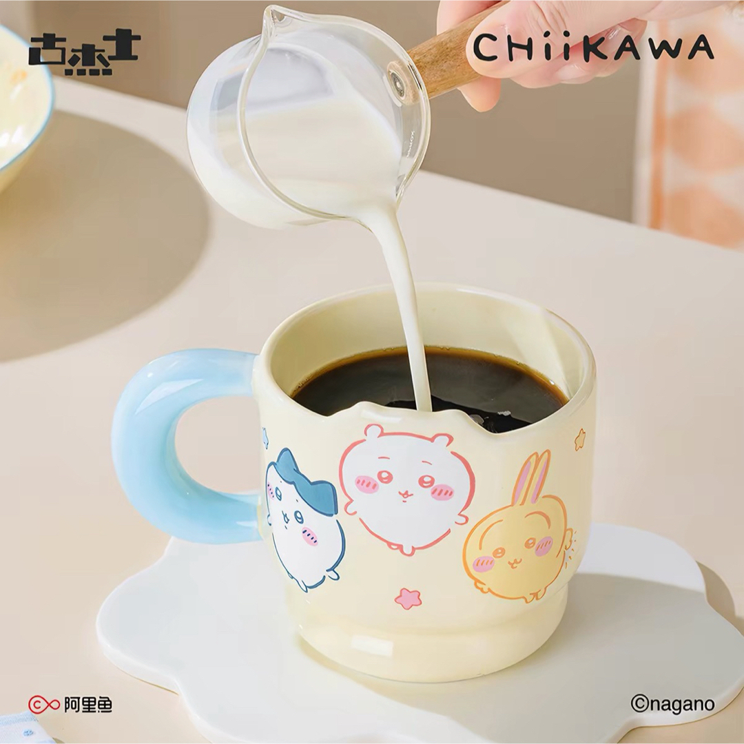 Chiikawa × 古傑士 吉伊卡哇陶瓷馬克杯｜可愛卡通咖啡杯