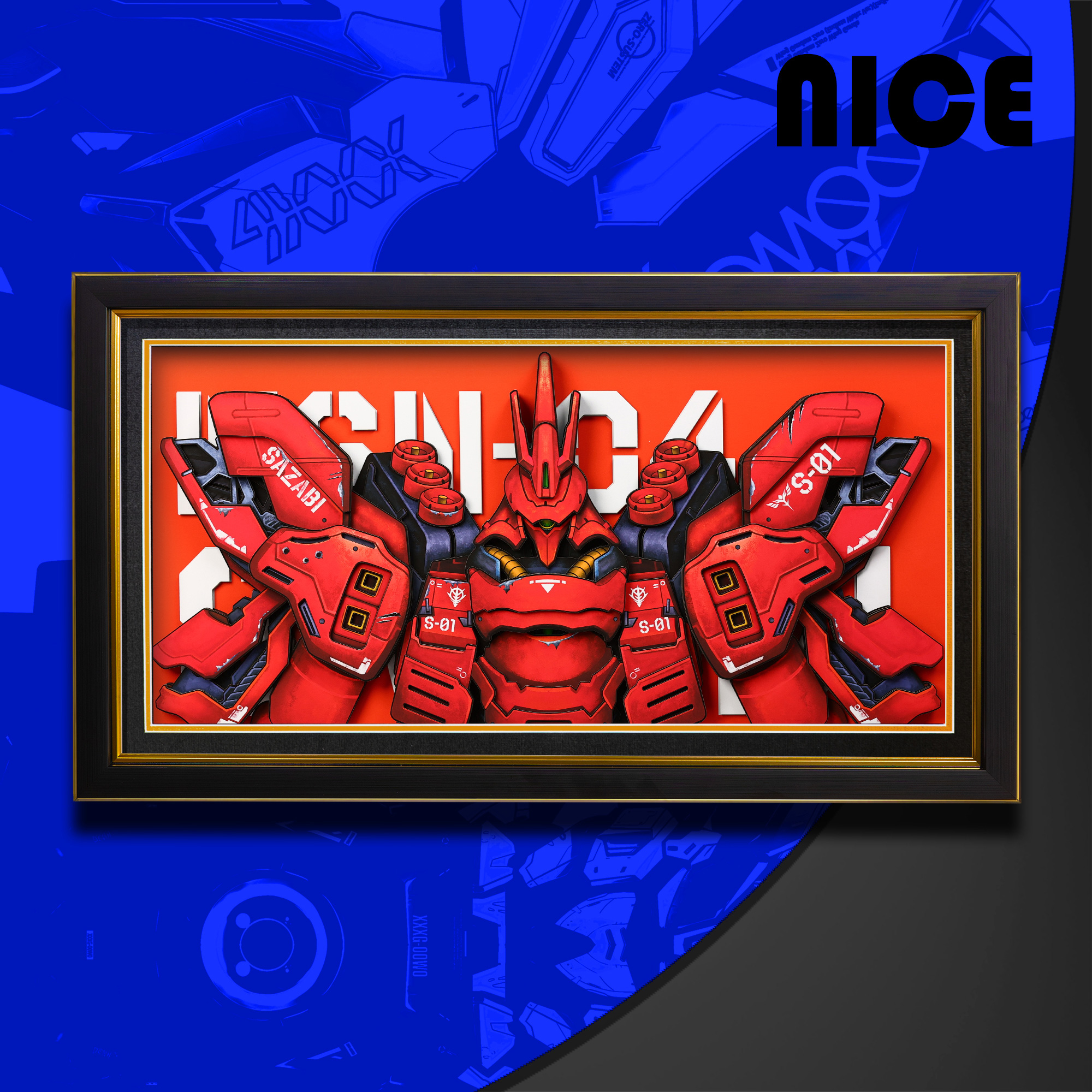 機動戰士鋼彈 3D立體畫-GOODTOYSTUDIO