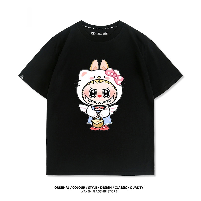 LabubuX三麗鷗 印花T恤-GOODTOYSTUDIO