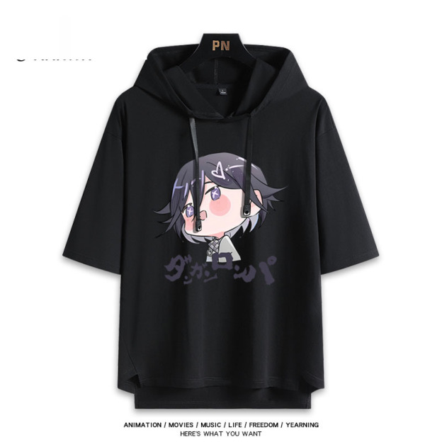 彈丸論破 連帽短袖T恤-GOODTOYSTUDIO