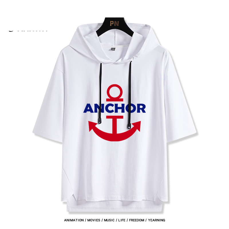 海賊王 ANCHOR 連帽短袖T恤-GOODTOYSTUDIO