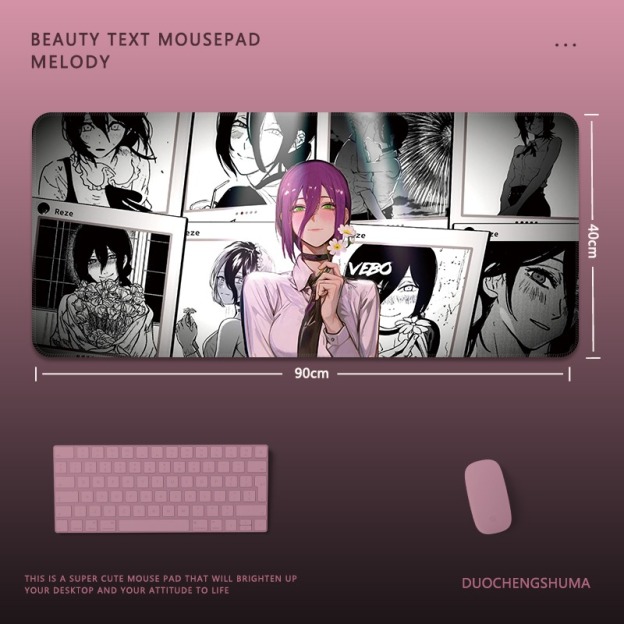 鏈鋸人 主題桌墊 布質滑鼠墊-GOODTOYSTUDIO