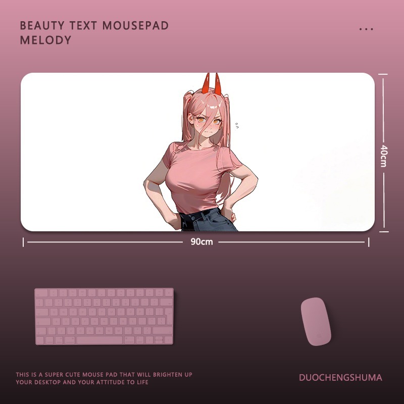 鏈鋸人 主題桌墊 布質滑鼠墊-GOODTOYSTUDIO