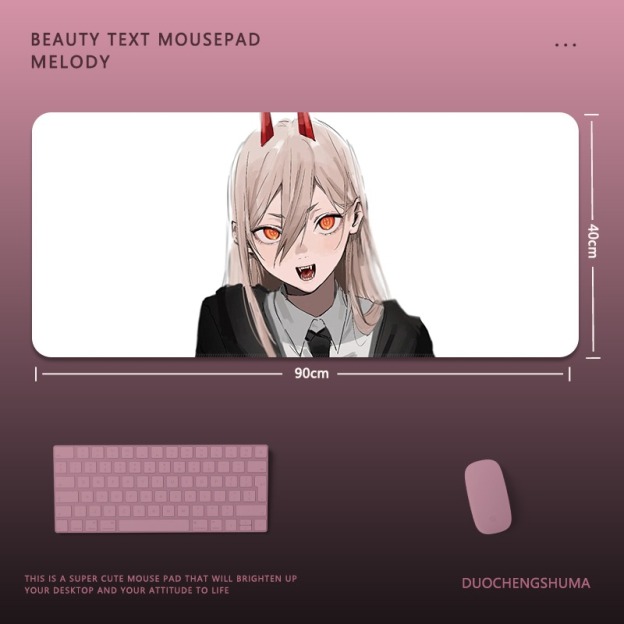 鏈鋸人 主題桌墊 布質滑鼠墊-GOODTOYSTUDIO