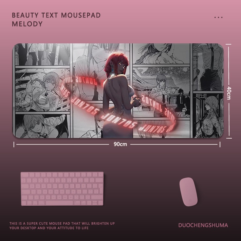 鏈鋸人 主題桌墊 布質滑鼠墊-GOODTOYSTUDIO