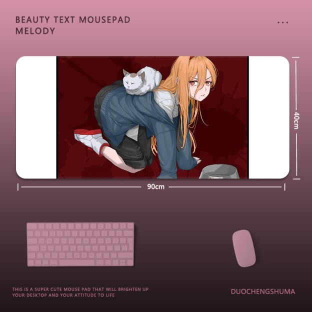 鏈鋸人 主題桌墊 布質滑鼠墊-GOODTOYSTUDIO